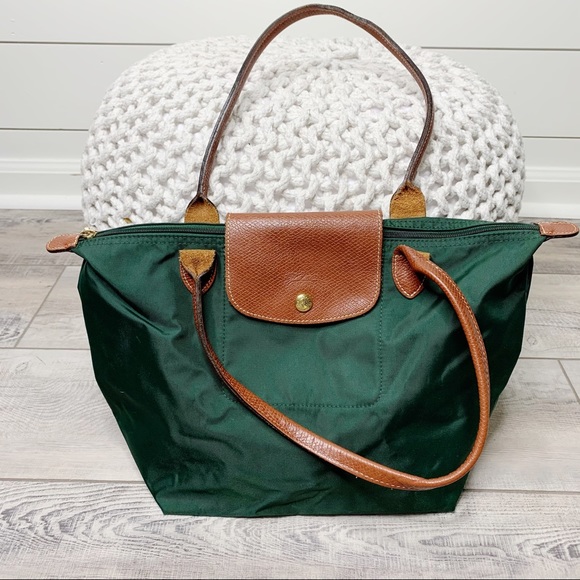 hunter green longchamp